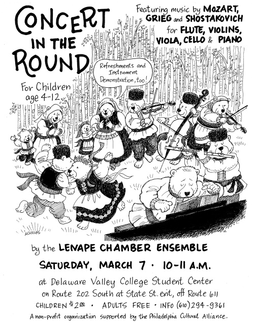 Children's Concert in the Round, Lenape Chamber Ensemble, March 2009
